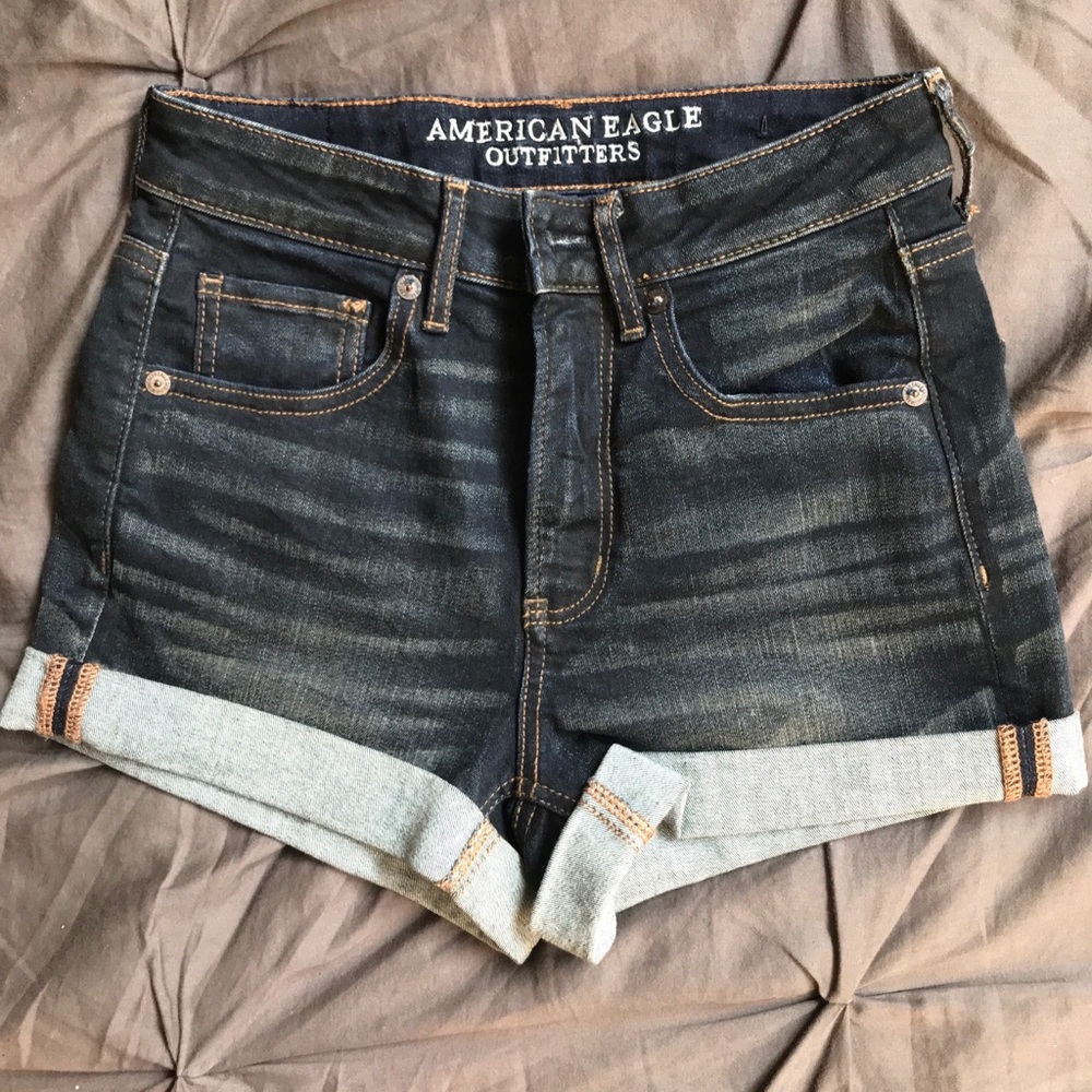 NWOT AMERICAN EAGLE super High Rise shortie!